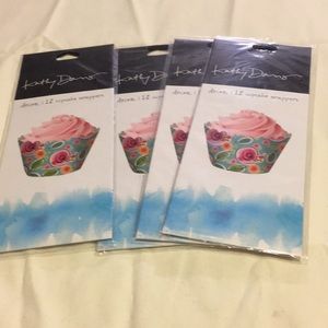 Kathy Davis 4 packs of 12 Cupcake wrappers =48 NEW